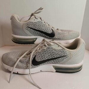 Nike Air Max Sequent‎ 2 Running Shoes Mens 14 Gray Black Sneakers